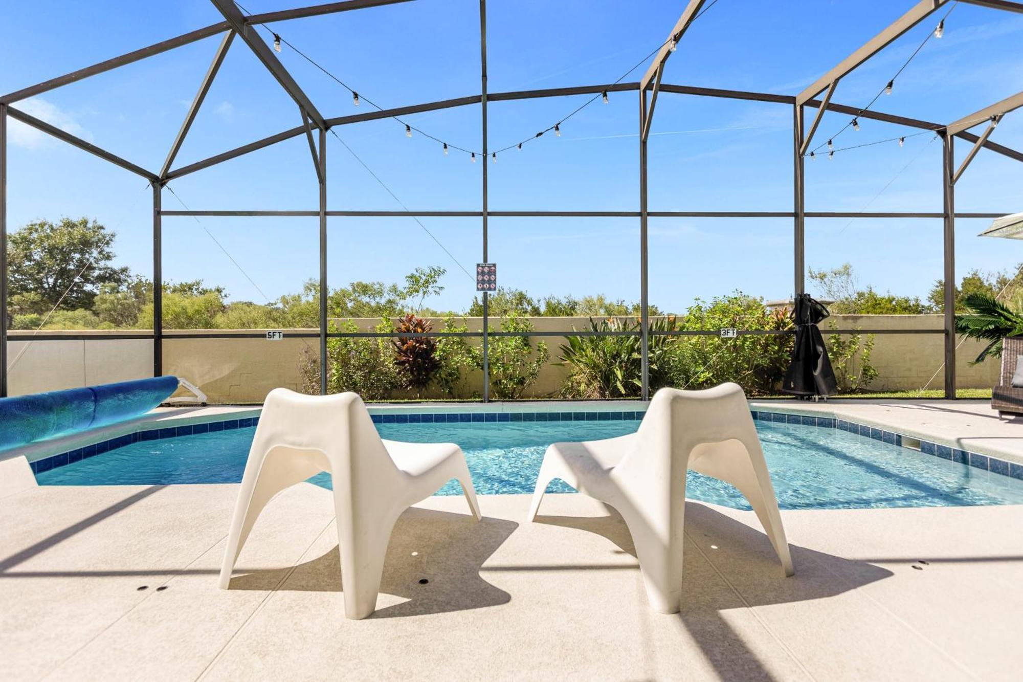 Luxury 4Br Home - Private Pool Bbq - Near Disney Kissimmee Luaran gambar