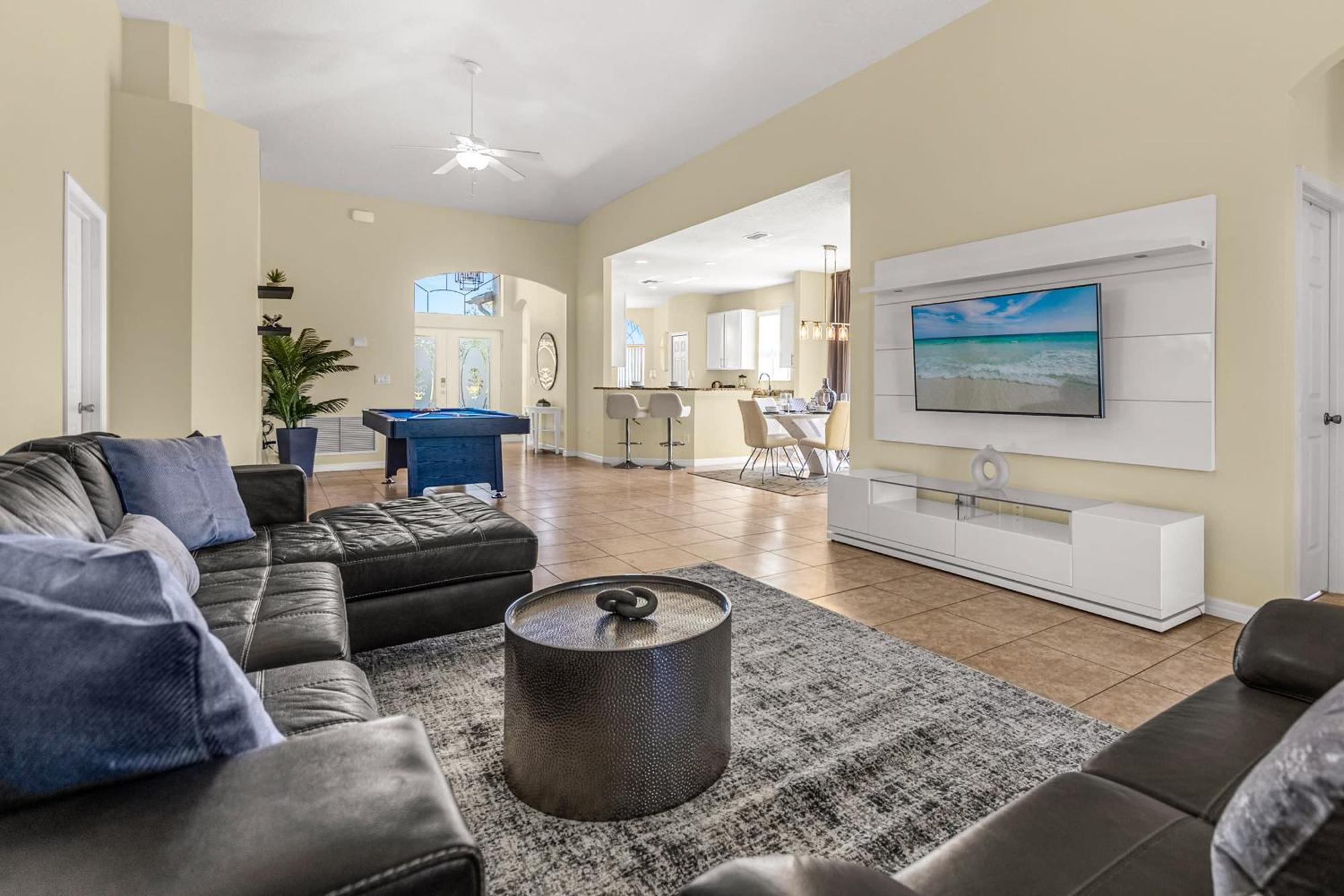 Luxury 4Br Home - Private Pool Bbq - Near Disney Kissimmee Luaran gambar
