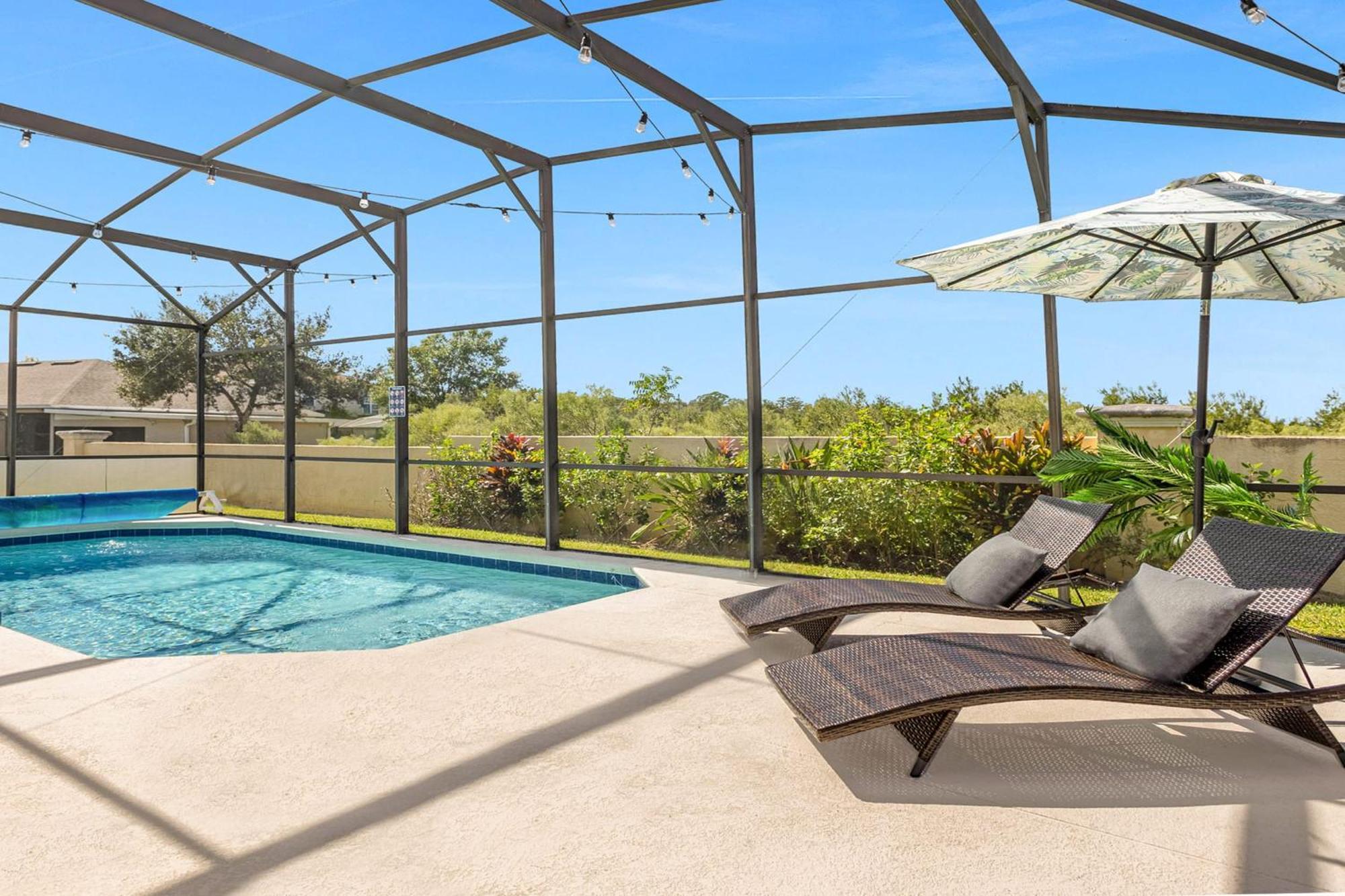 Luxury 4Br Home - Private Pool Bbq - Near Disney Kissimmee Luaran gambar